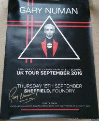 Gary Numan Venue Poster 2016 Sheffield